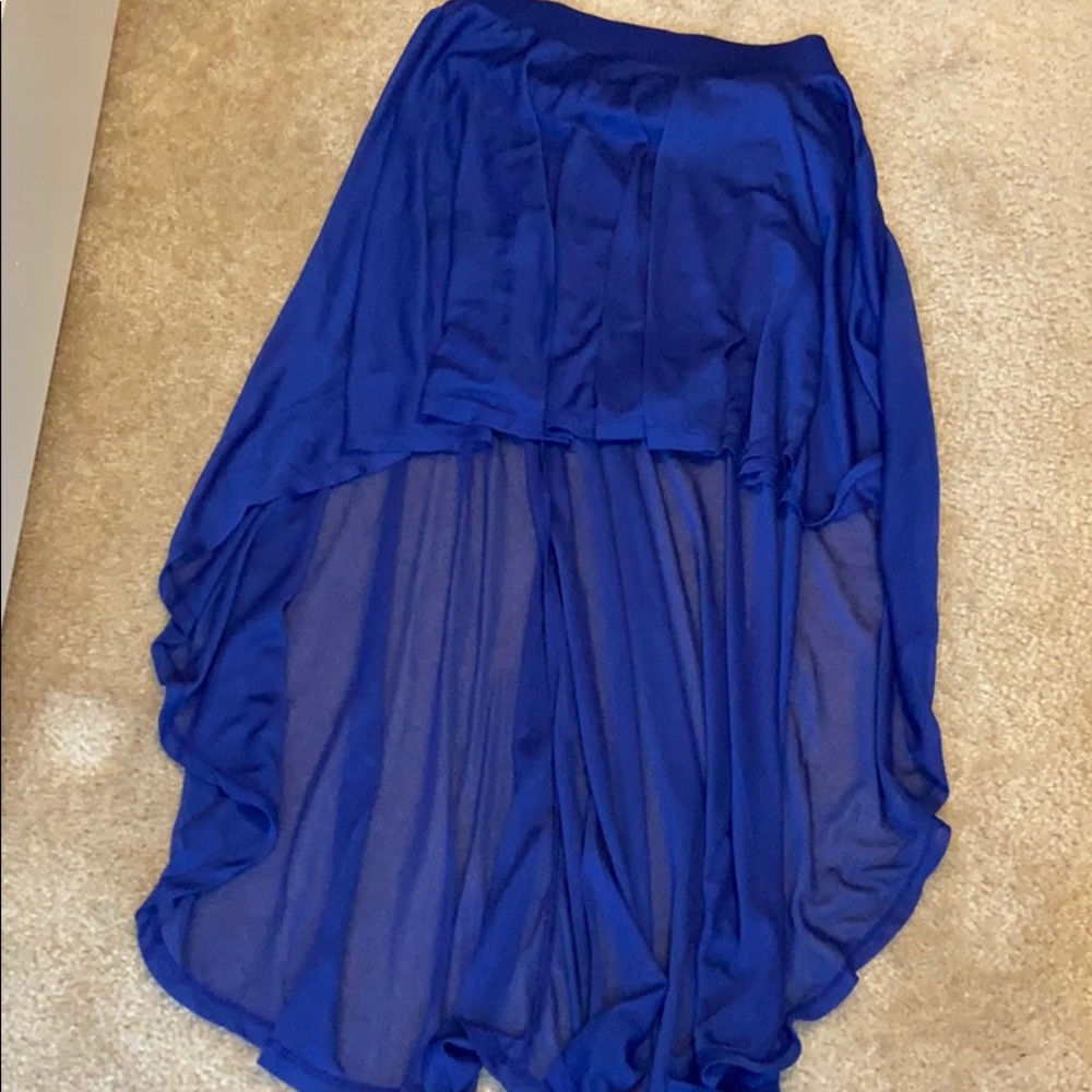 High to low skirt